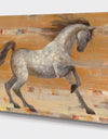 southwest Beige Horse - Modern Farmhouse Gallery-wrapped Canvas