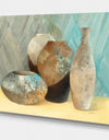Still Life of Vase Bottle - Traditional Canvas Artwork