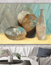 Still Life of Vase Bottle - Traditional Canvas Artwork
