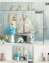 Summer Nautical House - Nautical & Coastal Canvas Art