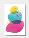 Minimal Spots Balance IV - Contemporary Canvas Art