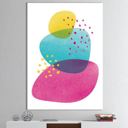 Minimal Spots Balance IV - Contemporary Canvas Art