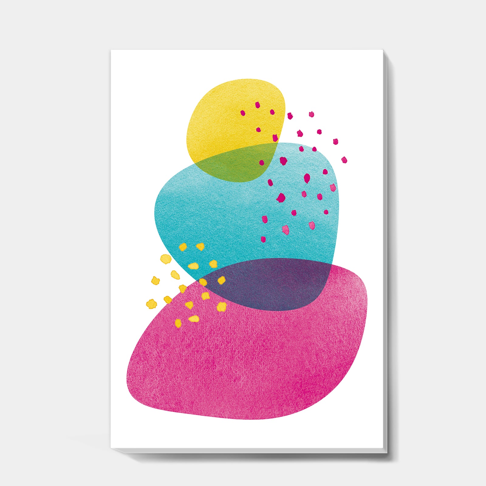Minimal Spots Balance IV - Contemporary Canvas Art