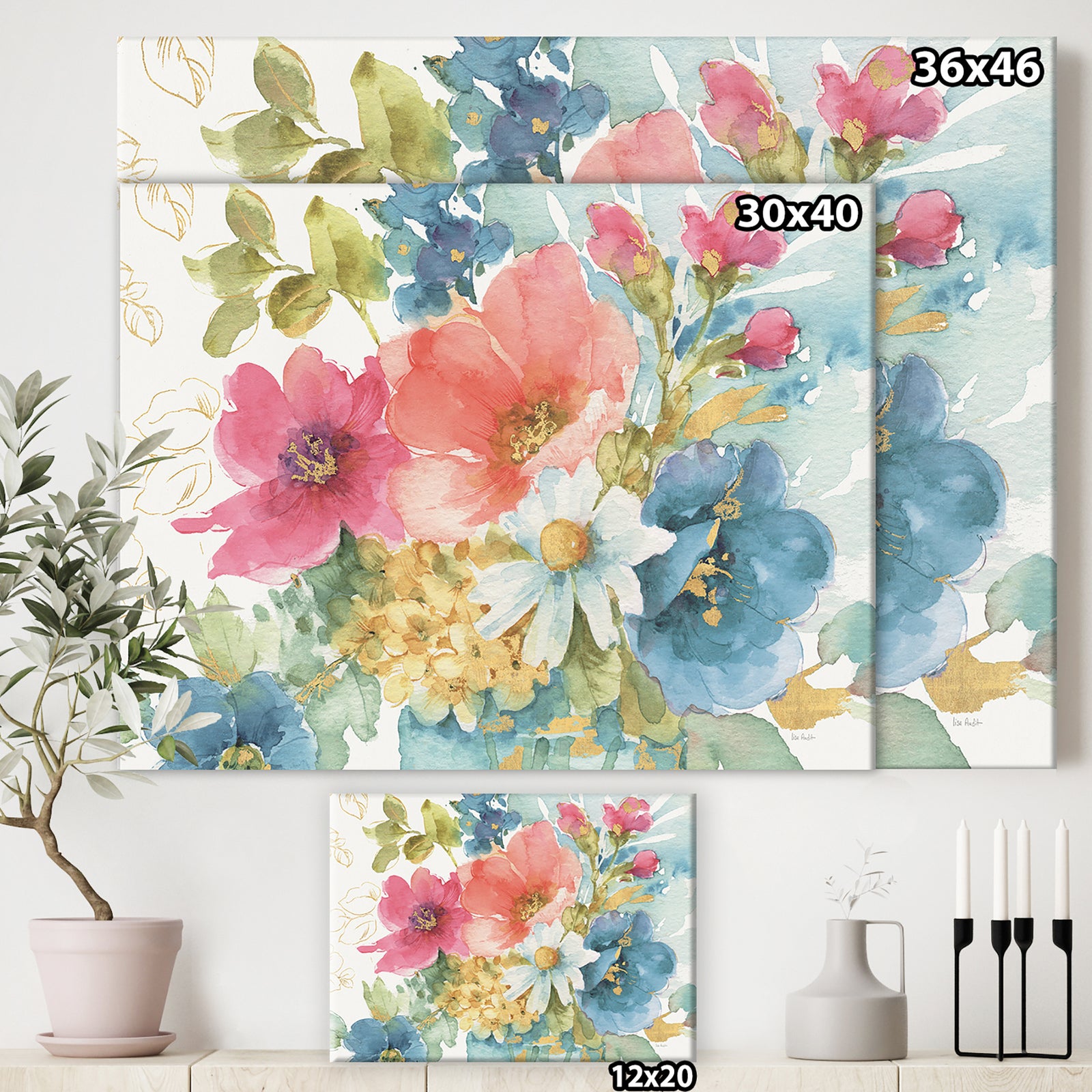 My French Garden - Farmhouse Gallery-wrapped Canvas
