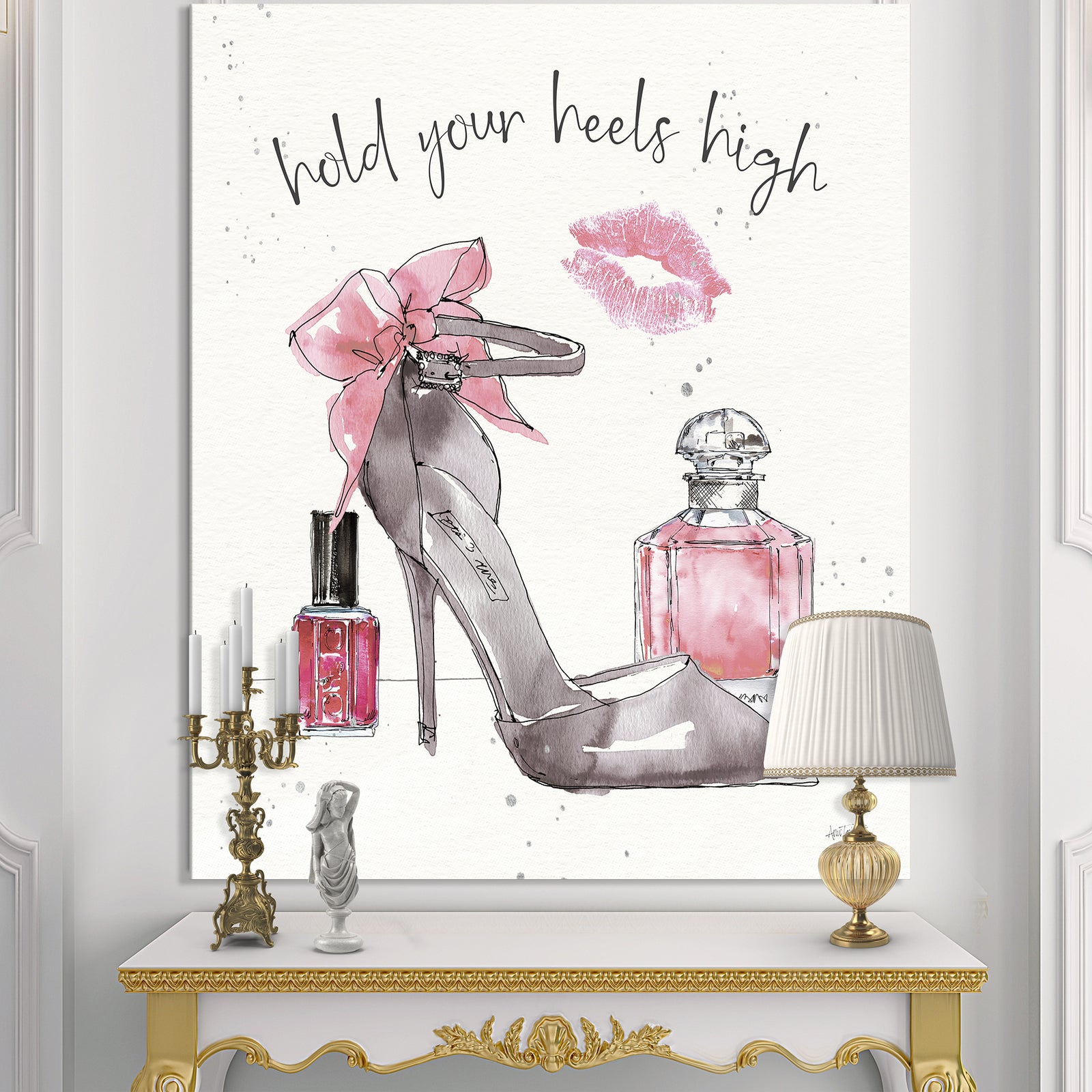 Glam Chic Accents IV - Fashion Gallery-wrapped Canvas