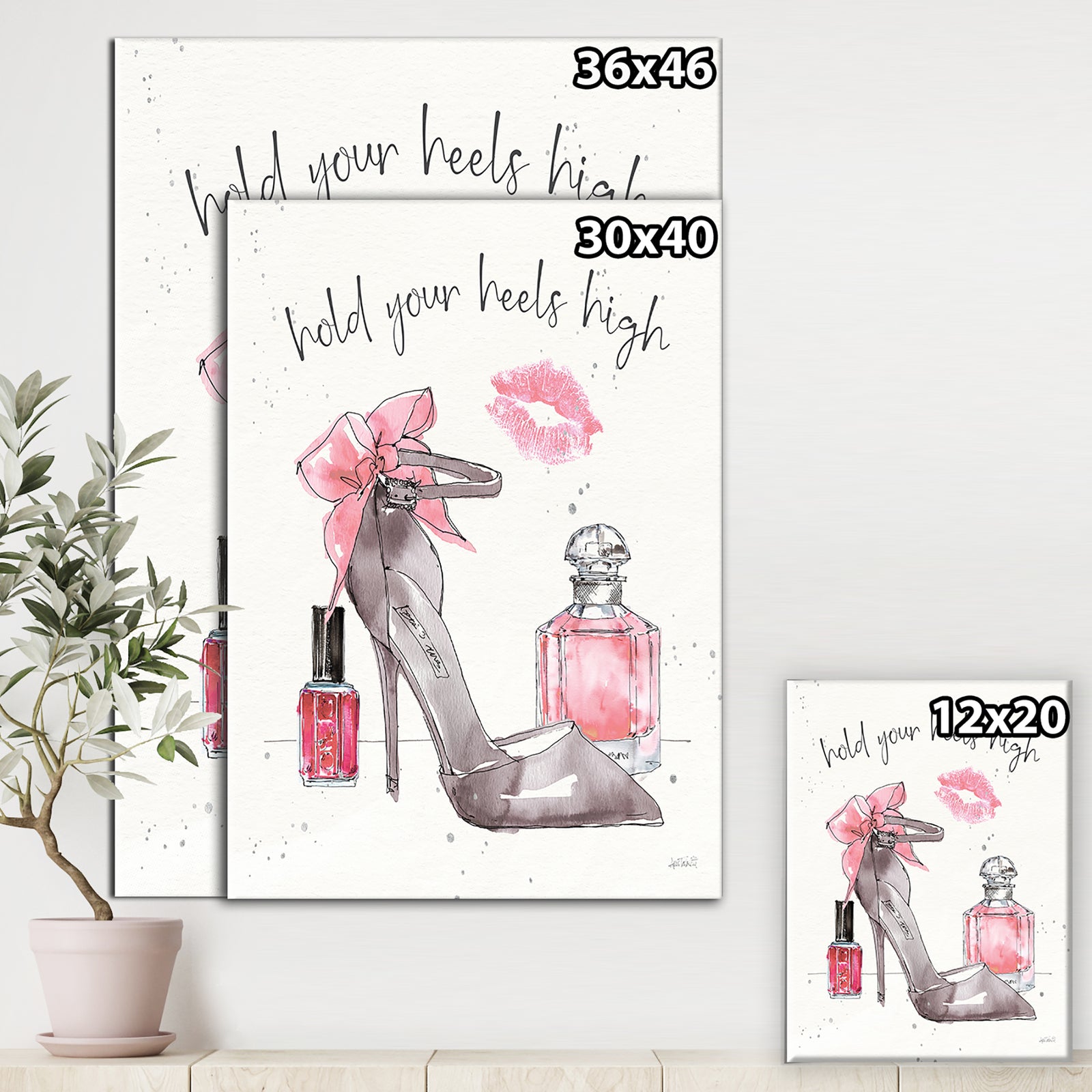 Glam Chic Accents IV - Fashion Gallery-wrapped Canvas