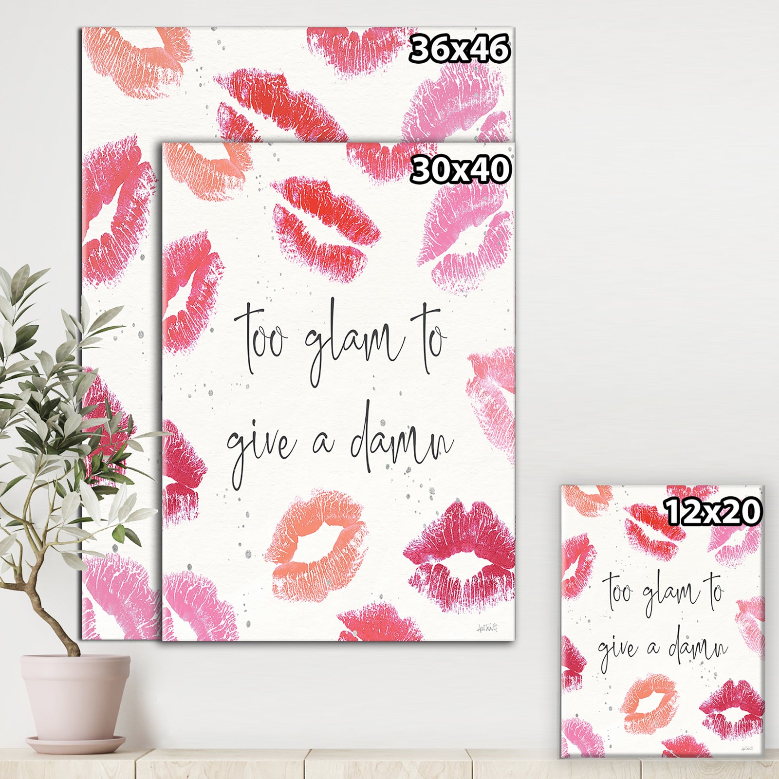 Glam Chic Accents VII - Fashion Canvas Art