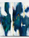 Blue Glam Texture I - Contemporary Premium Canvas Wall Art
