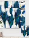 Blue Glam Texture I - Contemporary Premium Canvas Wall Art
