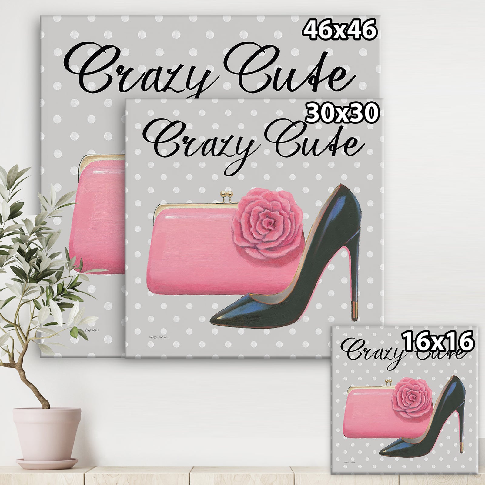 Glam fashion High Heels I - Fashion Canvas Art