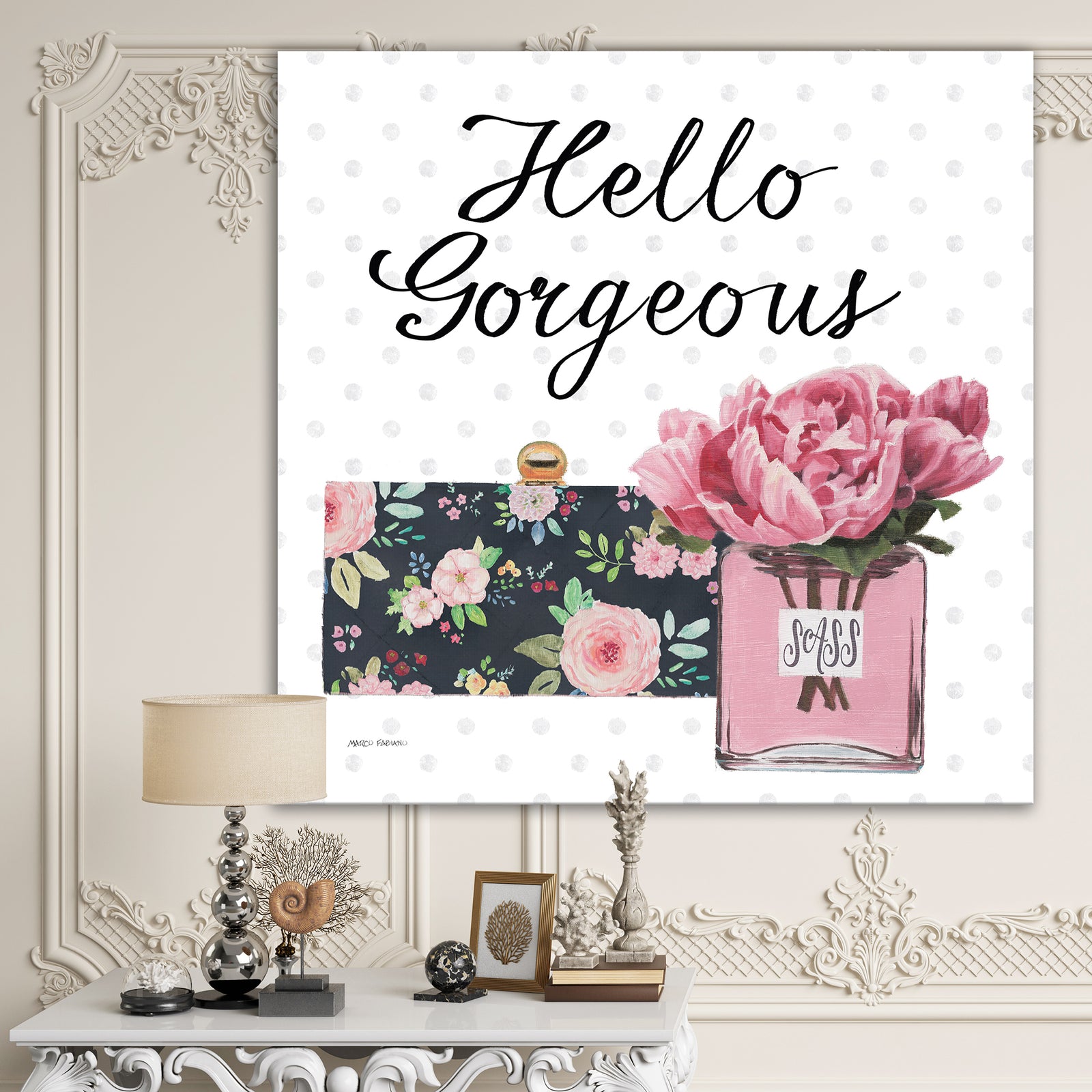 Simply Splendid IV - Posh & Luxe Premium Canvas Wall Art