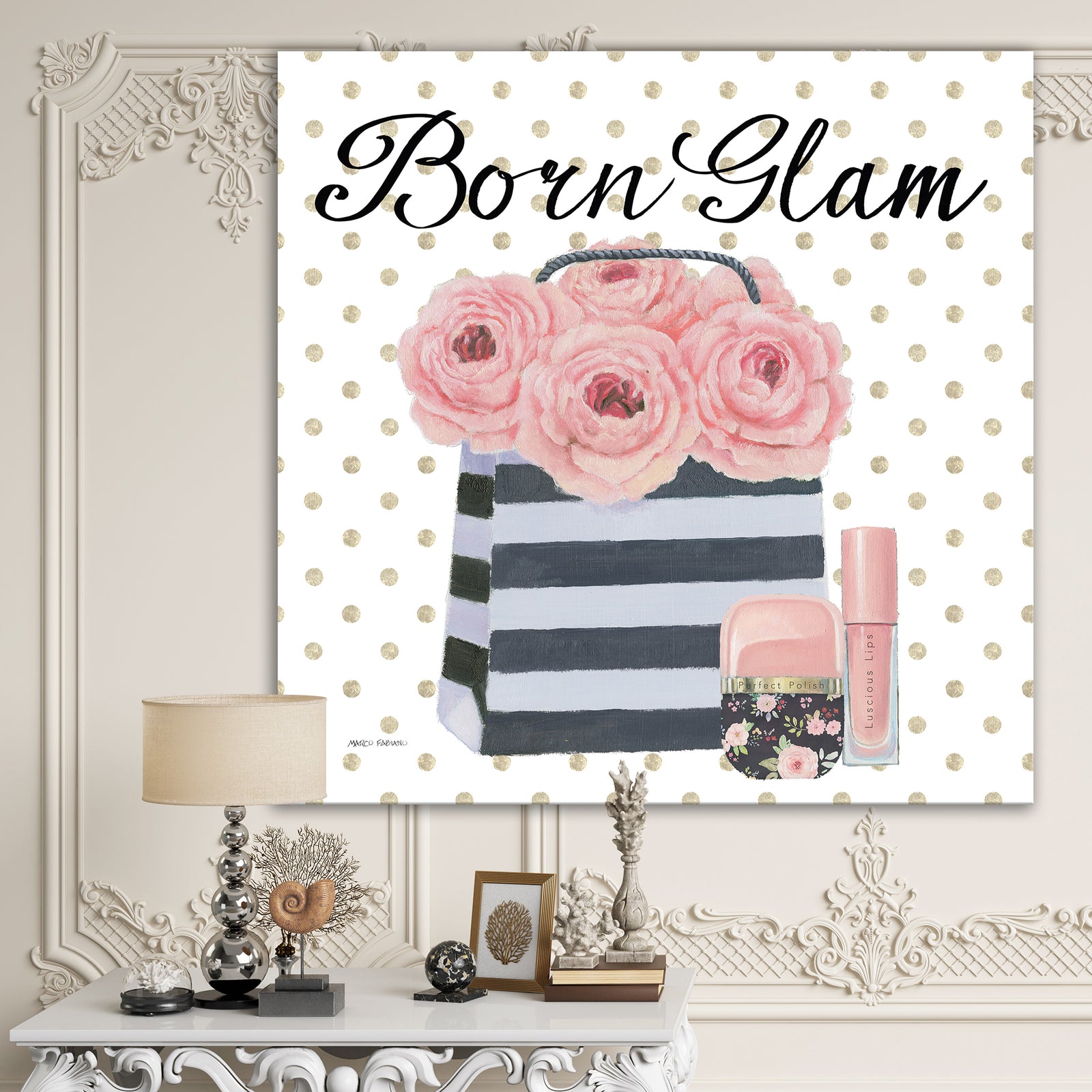 Simply Splendid II - Posh & Luxe Gallery-wrapped Canvas