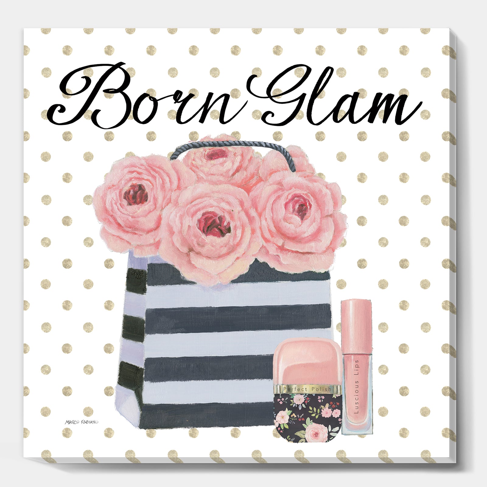 Simply Splendid II - Posh & Luxe Gallery-wrapped Canvas