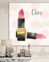 Fashion Glam lipstick II - Posh & Luxe Premium Canvas Wall Art