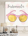 Fashion Glam Accessories Pink - Posh & Luxe Gallery-wrapped Canvas