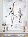 watercolors Ballerinas Dance II - French Country Canvas Art