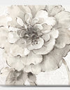 Indigold Grey Peonies I - Farmhouse Premium Canvas Wall Art