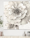 Indigold Grey Peonies I - Farmhouse Premium Canvas Wall Art