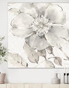 Indigold Grey Peonies II - Farmhouse Gallery-wrapped Canvas