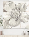 Silver Orchid 'Indigold Grey Peonies III - Farmhouse Canvas Artwork