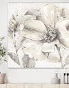 Silver Orchid 'Indigold Grey Peonies IV - Farmhouse Canvas Art