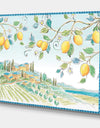 Mediterranean Village Field I - Traditional Gallery-wrapped Canvas