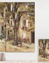 Provence French Village I - French Country Canvas Artwork