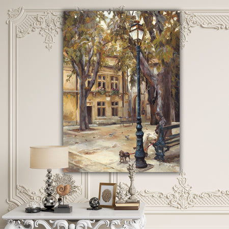 Provence French Village II - French Country Canvas Art