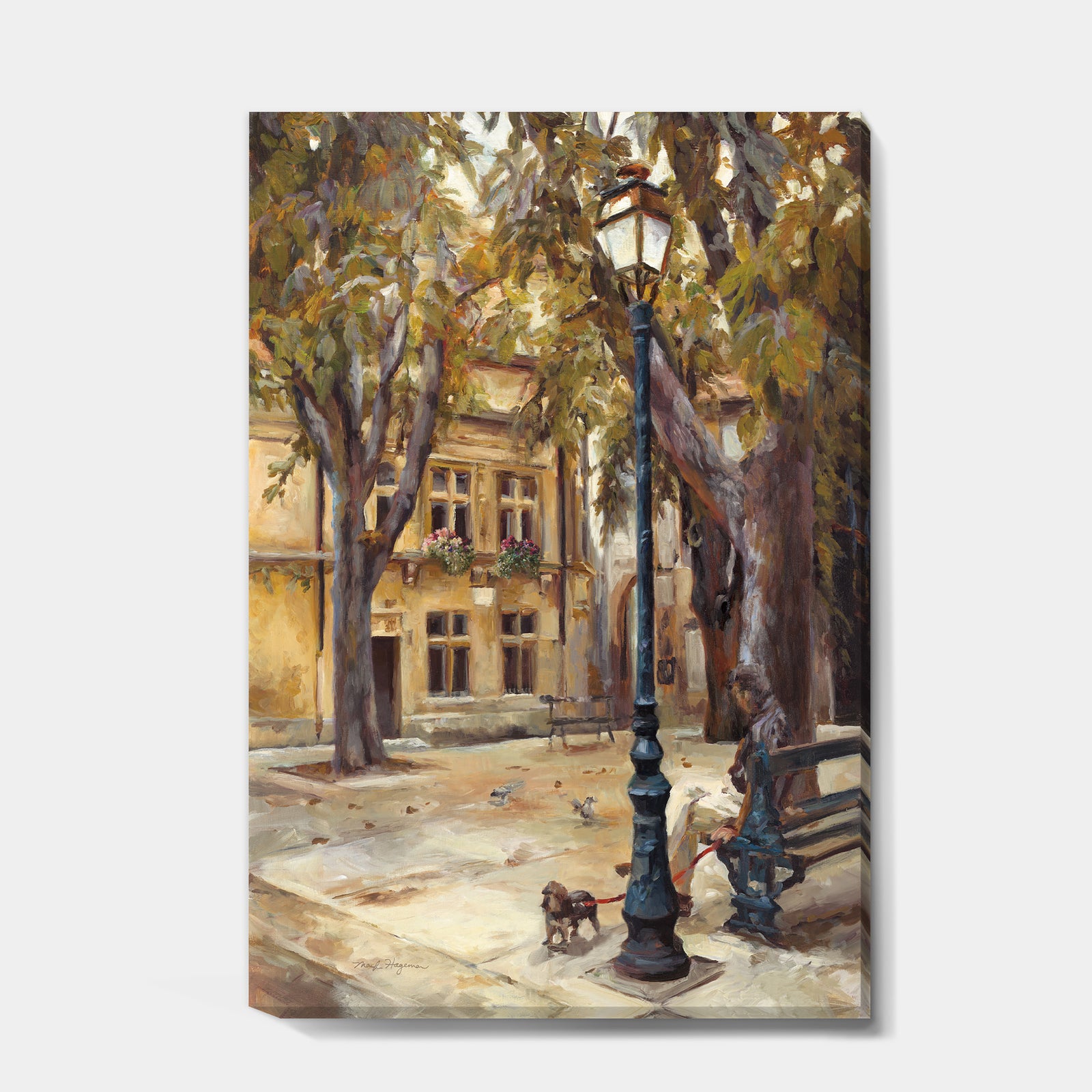 Provence French Village II - French Country Canvas Art