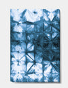 Indigo watercolor geometrical III - Contemporary Canvas Art