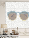 Glam cosmetics Blue Sun Glasses - Posh & Luxe Premium Canvas Wall Art