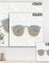 Glam cosmetics Blue Sun Glasses - Posh & Luxe Premium Canvas Wall Art