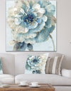 Indigold Watercolor Flower II - Farmhouse Canvas Artwork