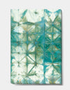 Carson Carrington Jamtbo 'Turquoise Watercolor geometrical III - Gallery-wrapped Canvas