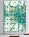 Carson Carrington Jamtbo 'Turquoise Watercolor geometrical III - Gallery-wrapped Canvas