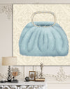 Glam cosmetics Blue Bag - Fashion Premium Canvas Wall Art