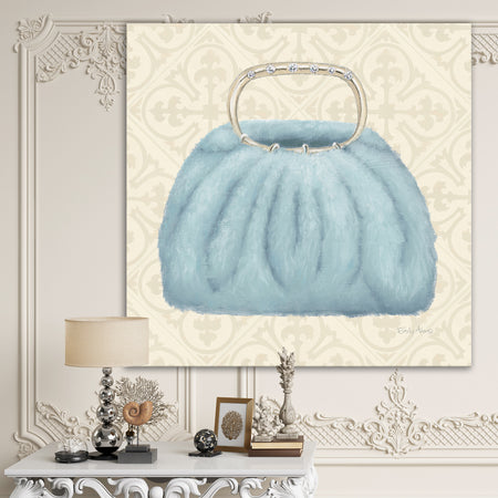 Glam cosmetics Blue Bag - Fashion Premium Canvas Wall Art