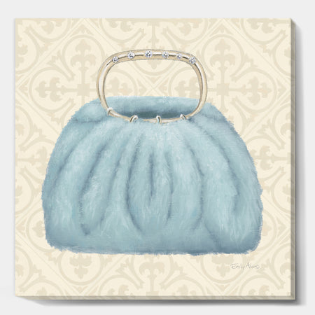 Glam cosmetics Blue Bag - Fashion Premium Canvas Wall Art