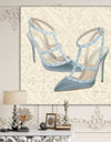 Glam cosmetics Blue Shoes - Fashion Gallery-wrapped Canvas