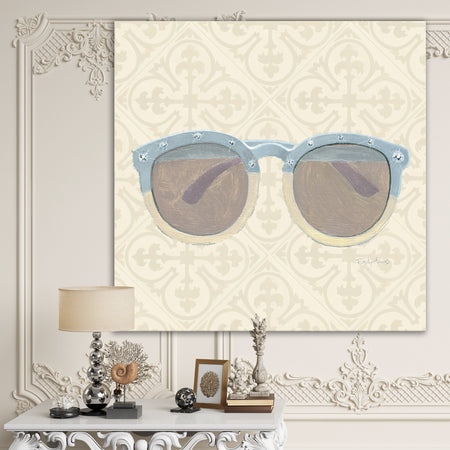 Glam cosmetics Blue Sun Glasses - Posh & Luxe Canvas Artwork