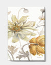 Fields of Gold Watercolor Flower I - Cabin & Lodge Gallery-wrapped Canvas