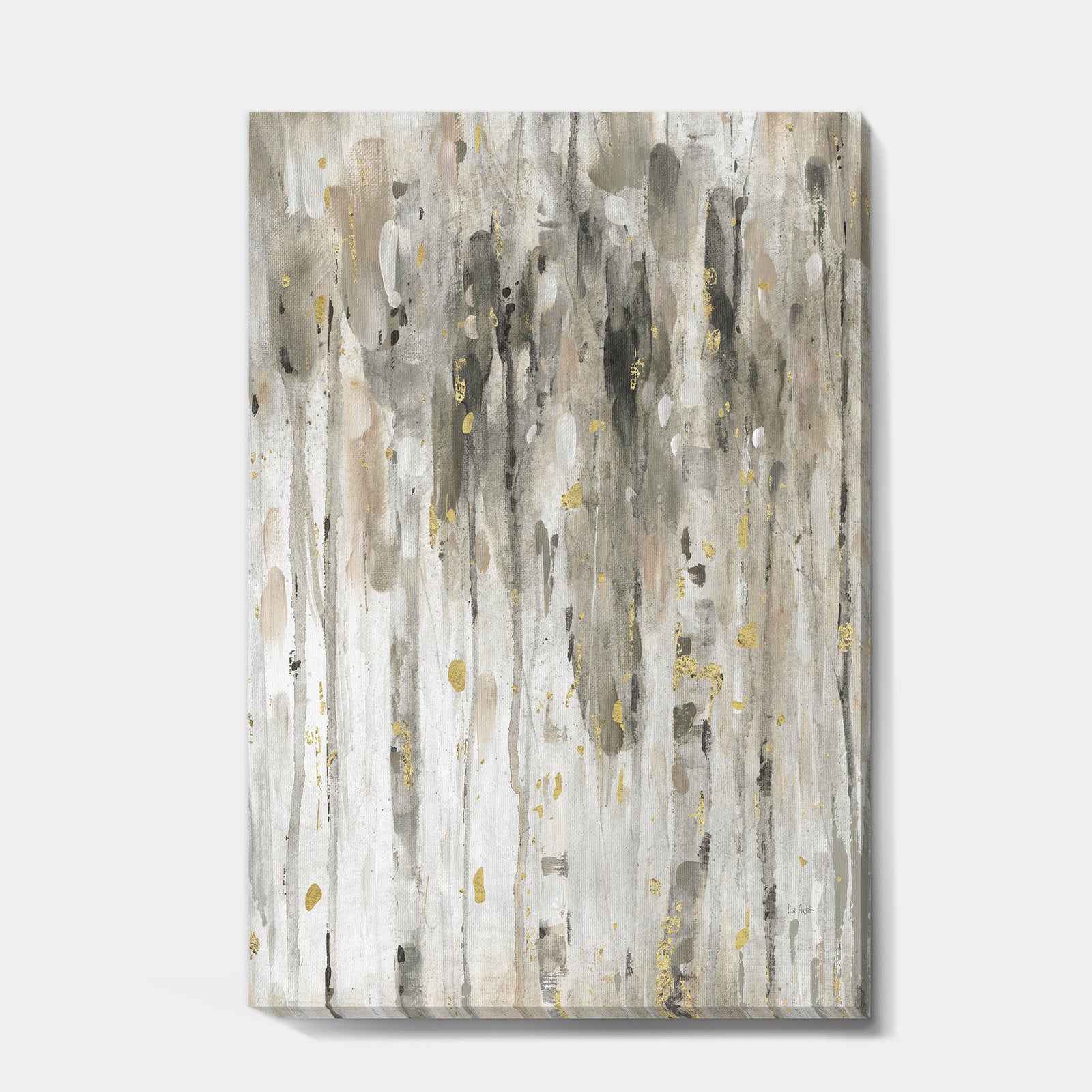 The Modern Grey Forest IV - Farmhouse Premium Canvas Wall Art