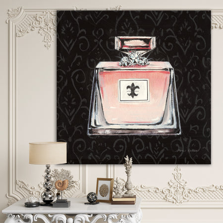 Glam & Fashion Parfum Boudoir I - Posh & Luxe Gallery-wrapped Canvas