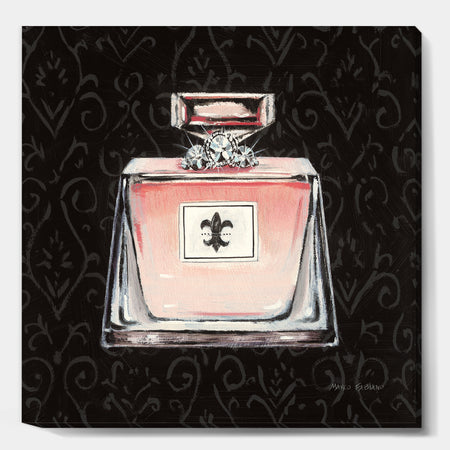 Glam & Fashion Parfum Boudoir I - Posh & Luxe Gallery-wrapped Canvas