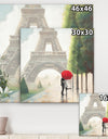 Paris Romance Couples - Romantic French Country Canvas Art