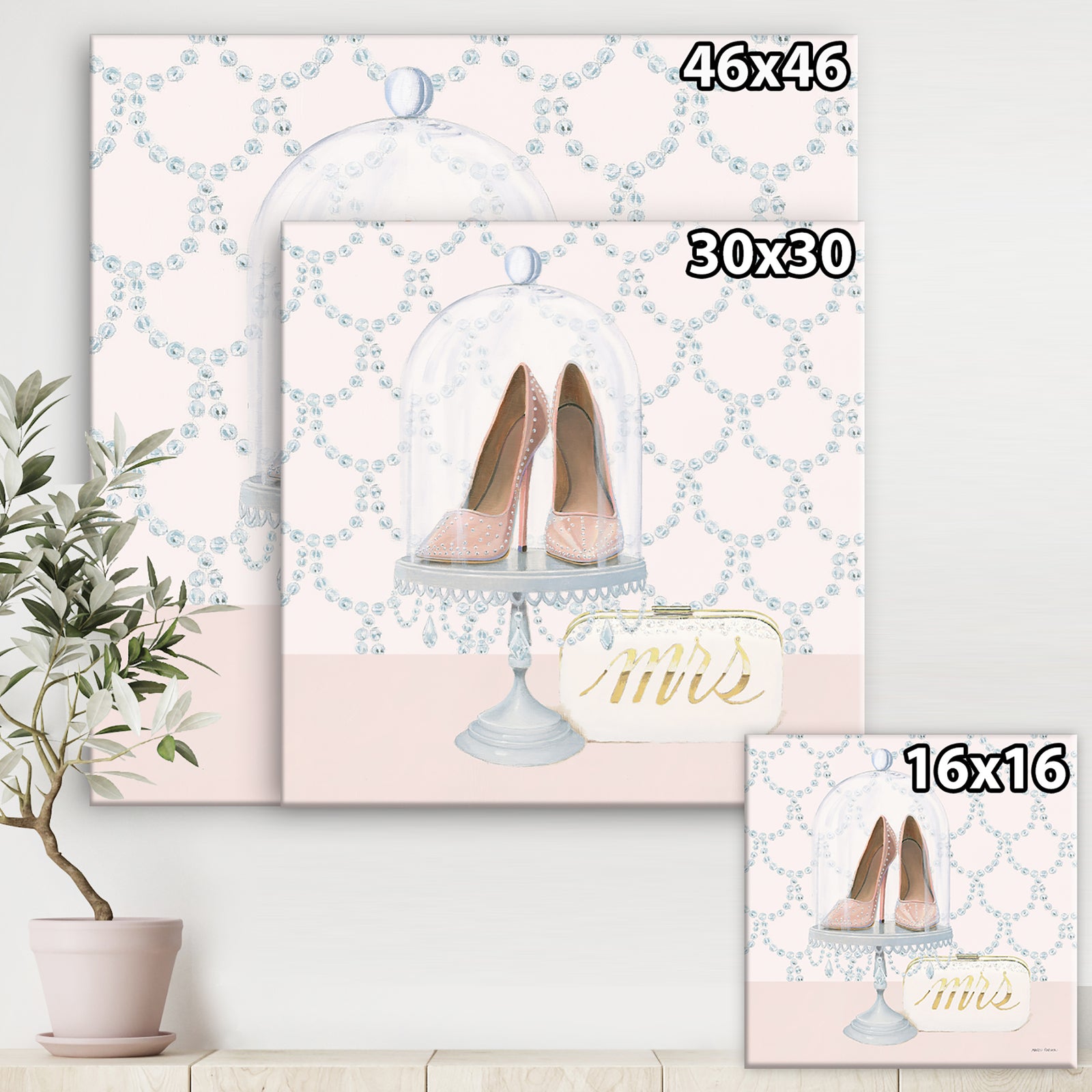 Fashion and Glam Shoes I - Posh & Luxe Canvas Art