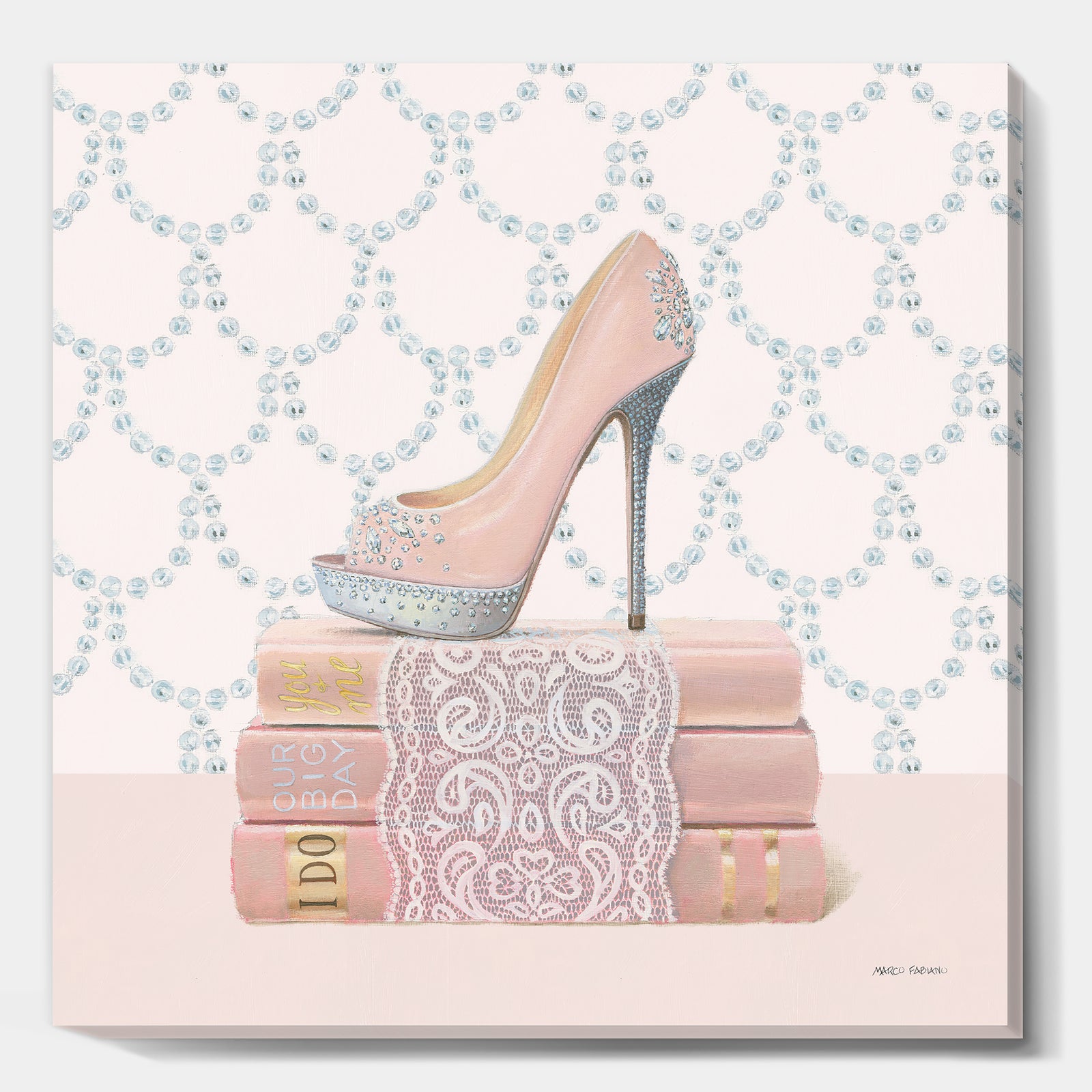 Fashion and Glam Shoes II - Posh & Luxe Premium Canvas Wall Art