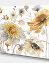 Fields of Gold Watercolor Flower VI - Traditional Canvas Artwork