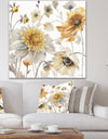 Fields of Gold Watercolor Flower VI - Traditional Canvas Artwork