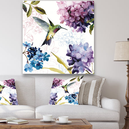 Spring Nectar Square II - Traditional Canvas Art